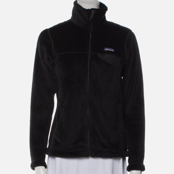 Patagonia Women's Full-Zip Fleece Jacket Small Black - Picture 5 of 5